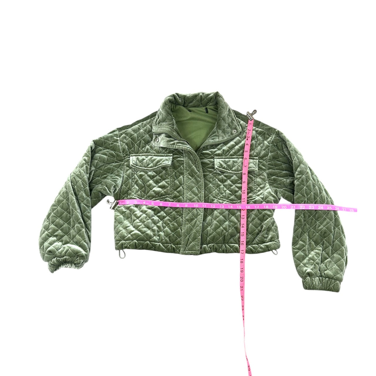 Forever 21 Quilted Velvet Jacket