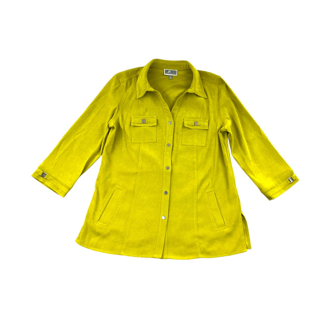 JM Collection Charteuse Shacket