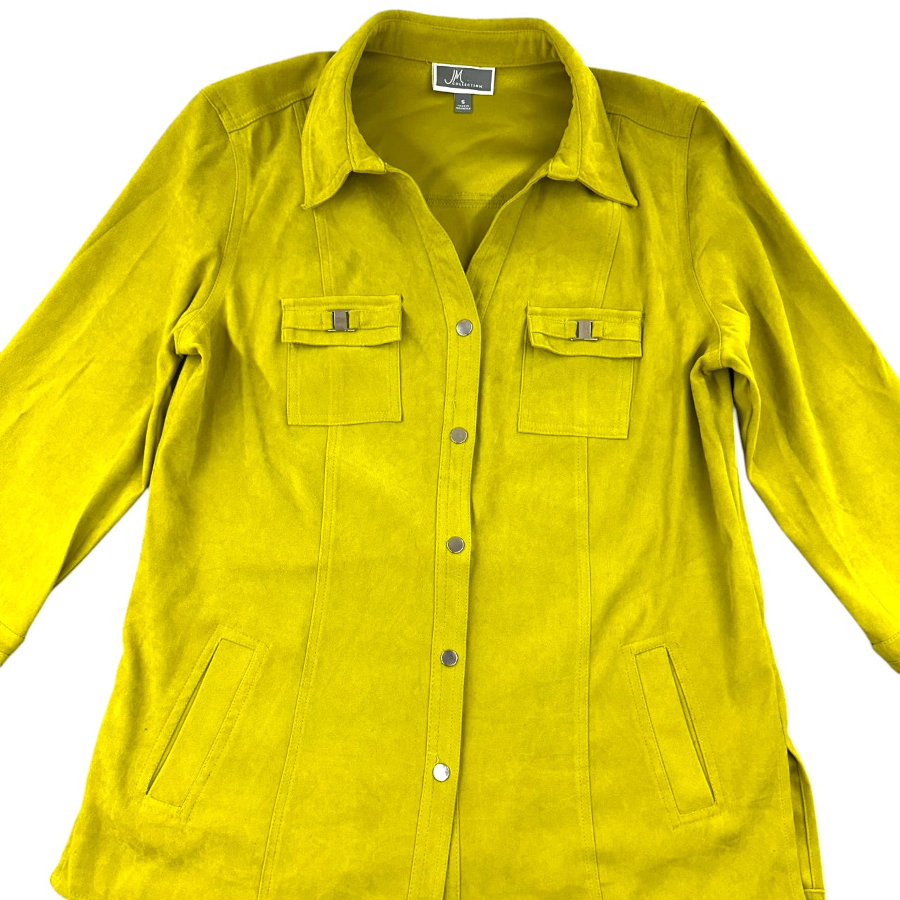 JM Collection Charteuse Shacket