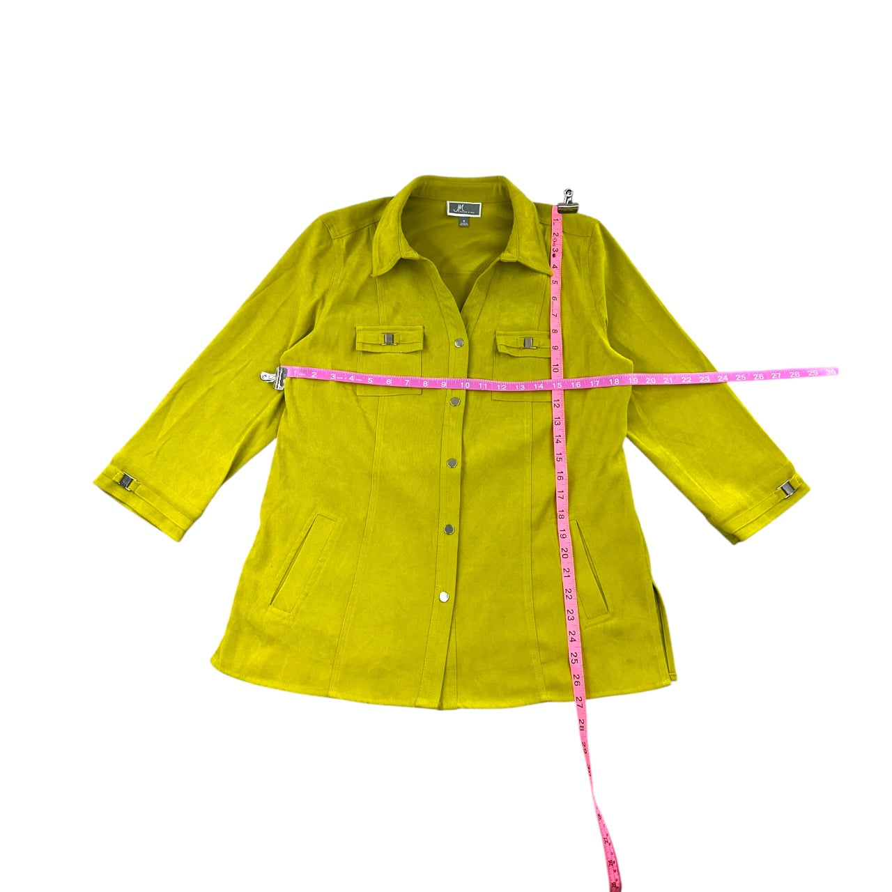 JM Collection Charteuse Shacket