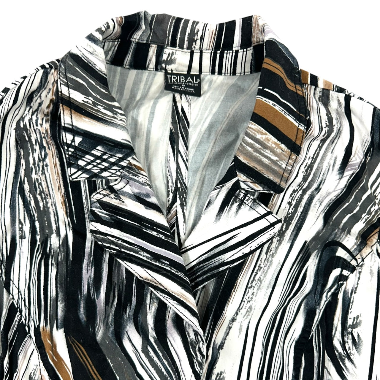 Tribal Stretch Extensible Abstract Blazer