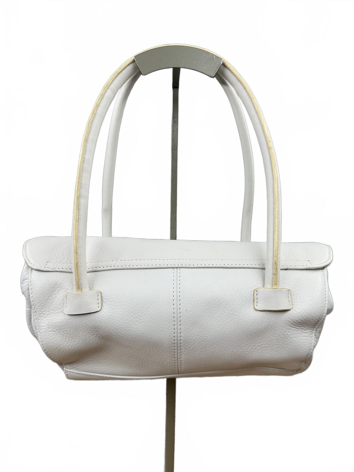Tig & Co. White Leather Shoulder Bag