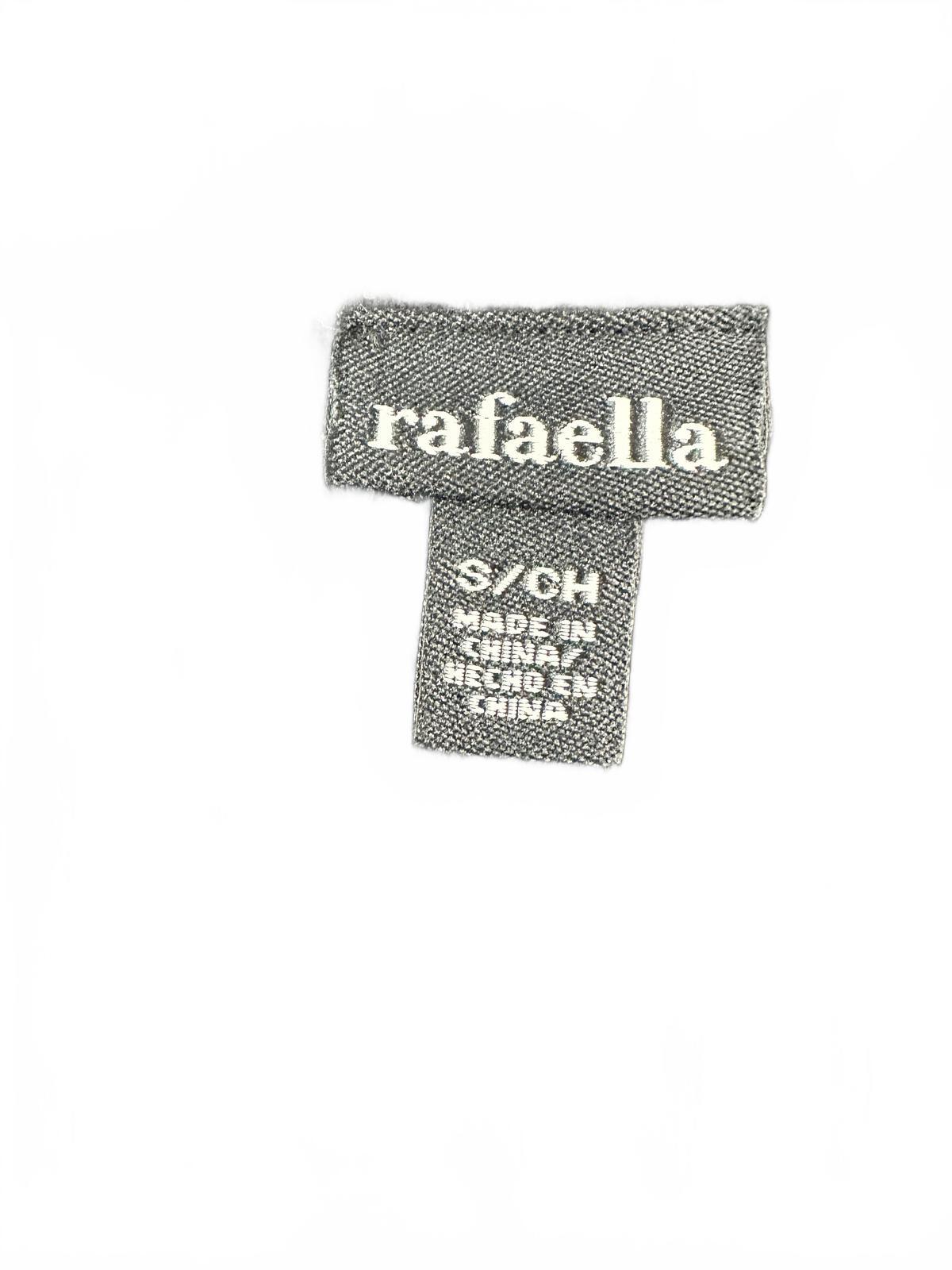 Rafaella Black Blazer Jacket with Silver Chain Trim Contemporary