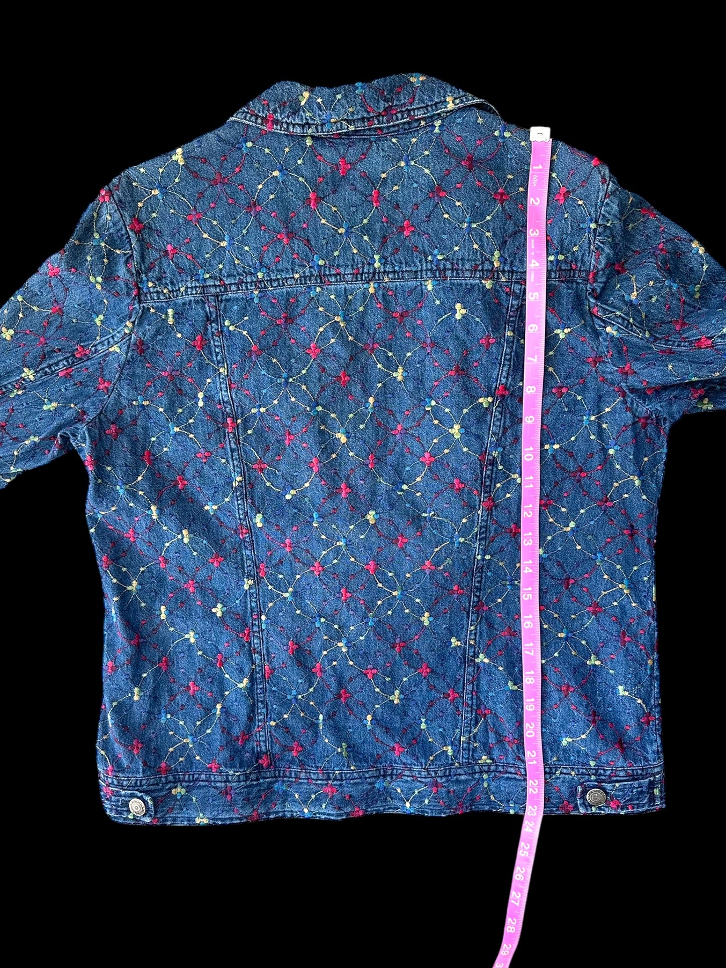 Christofer & Banks Multi Colored Denim Button Up