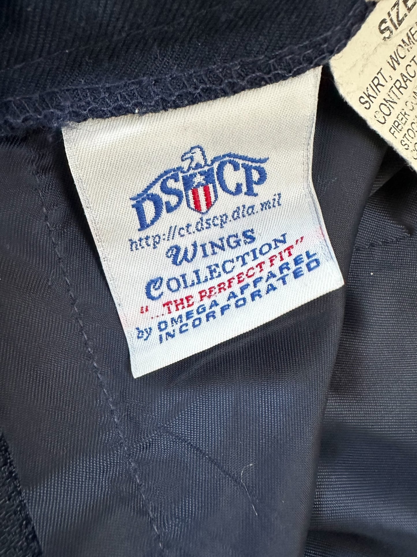 Vintage DSCP Navy Skirt