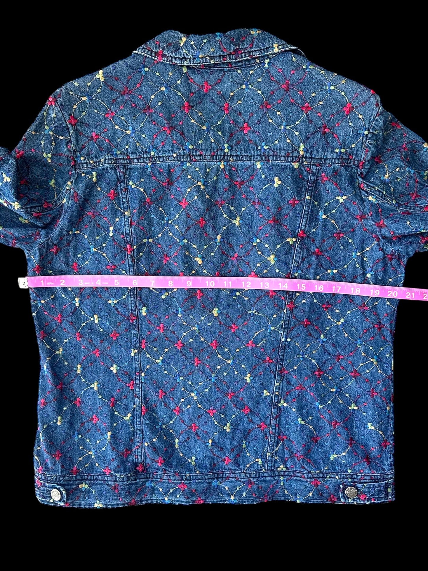 Christofer & Banks Multi Colored Denim Button Up