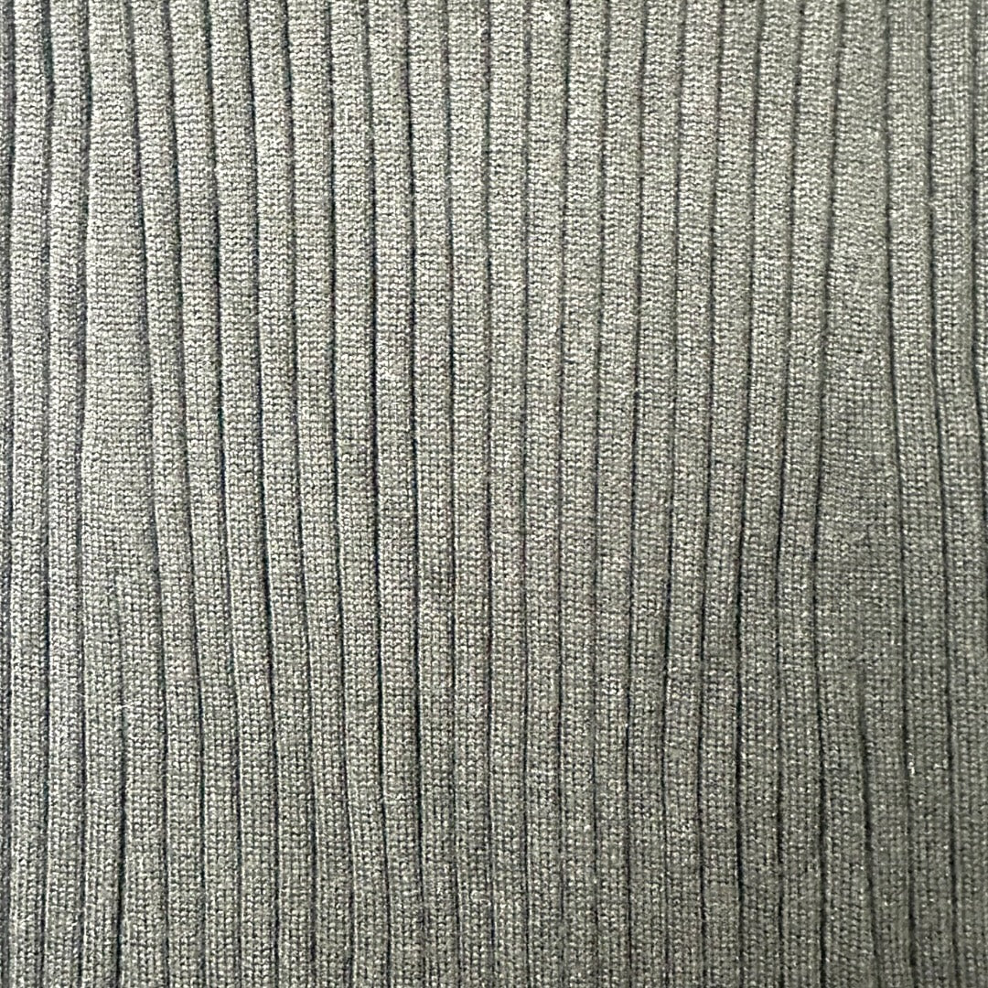 Mod Ref Black Ribbed Knit Midi Dress