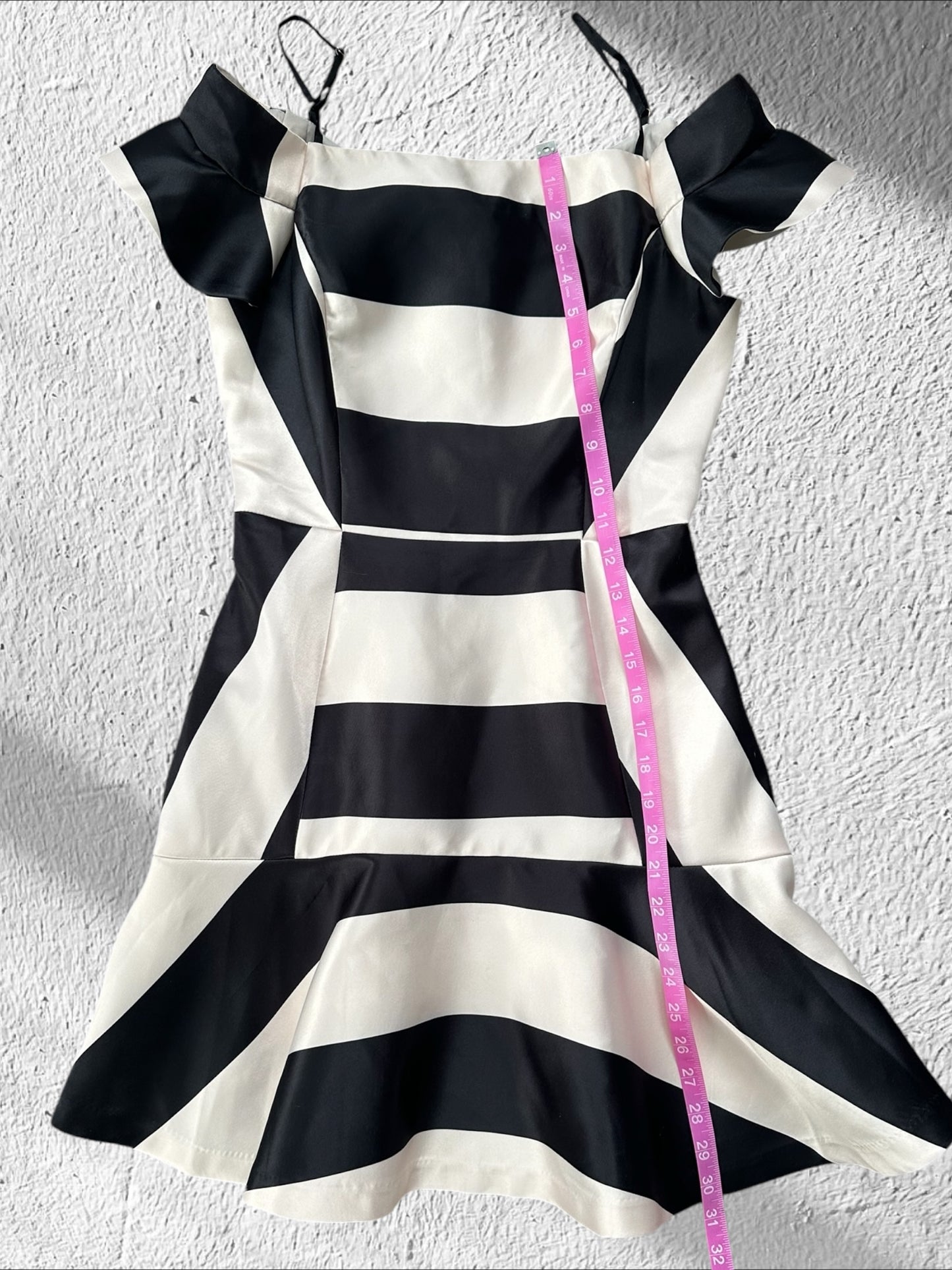 Ark & Co. Black and White Striped Dress