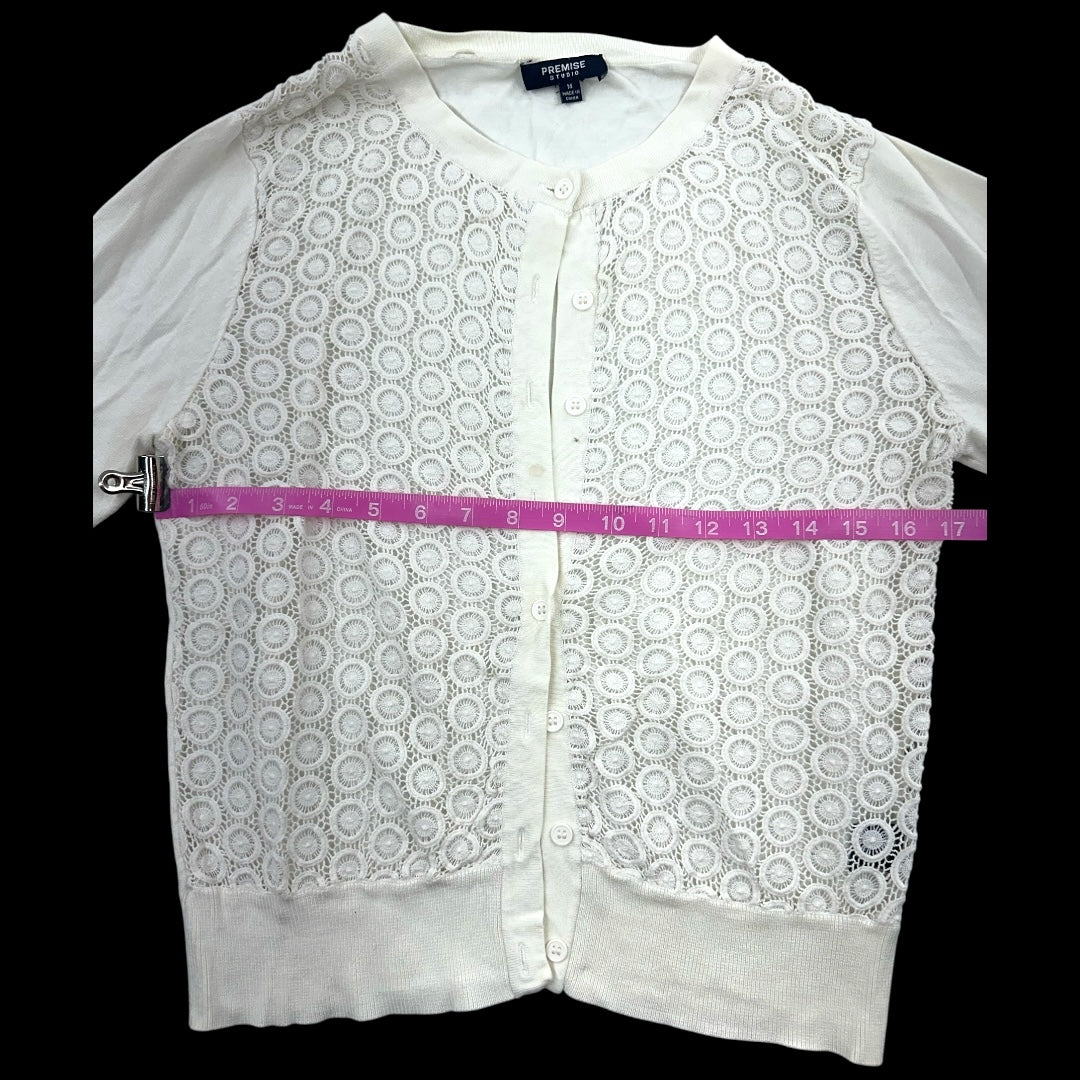 Premise Studio Lace Cardigan