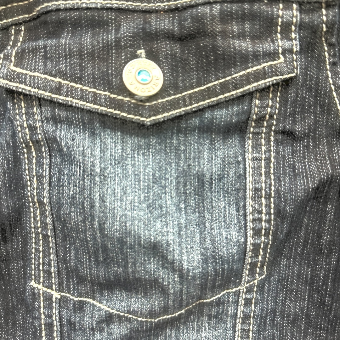 Y2K Arizona Jean Company Butterfly Denim Jacket
