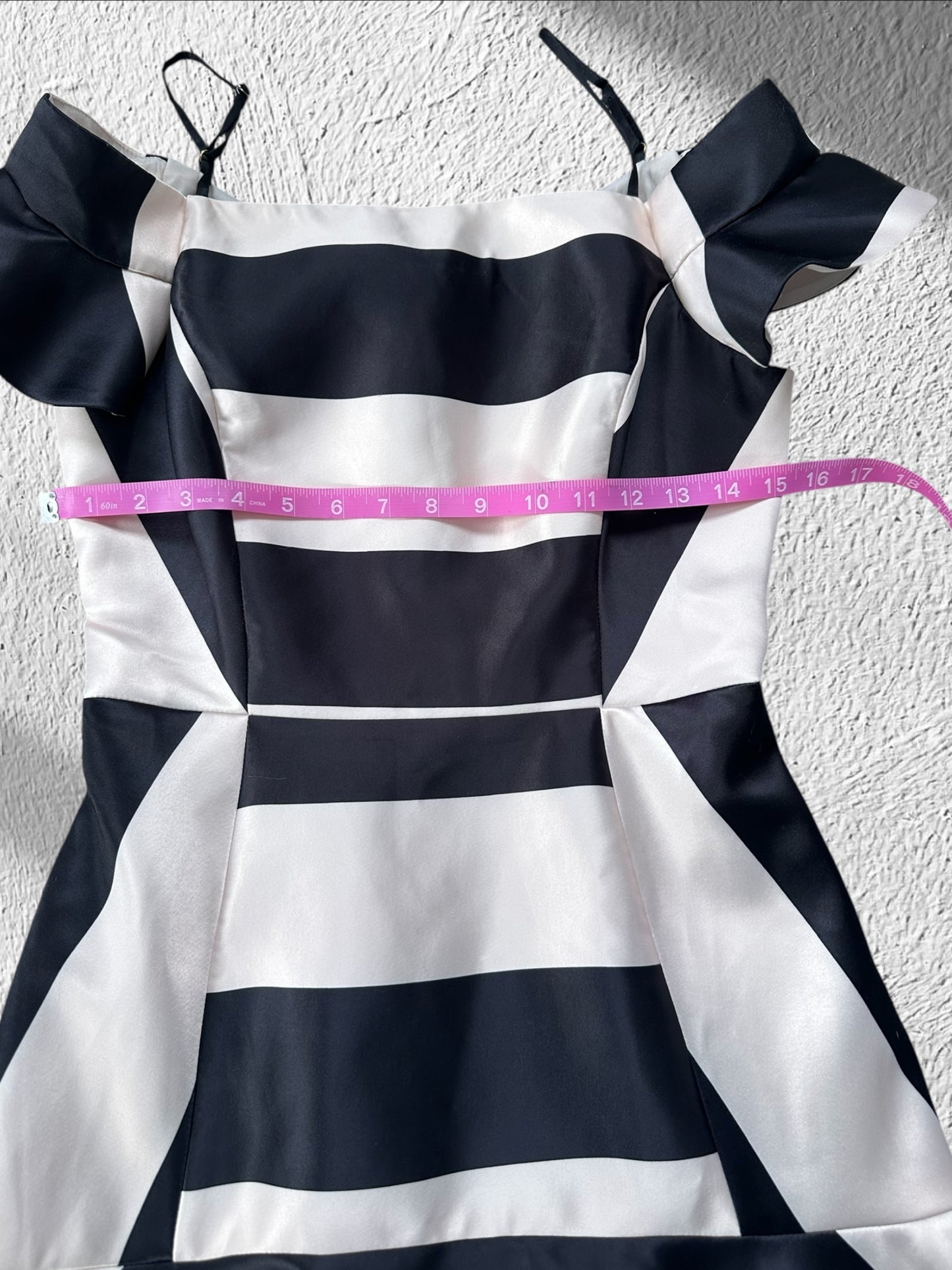 Ark & Co. Black and White Striped Dress