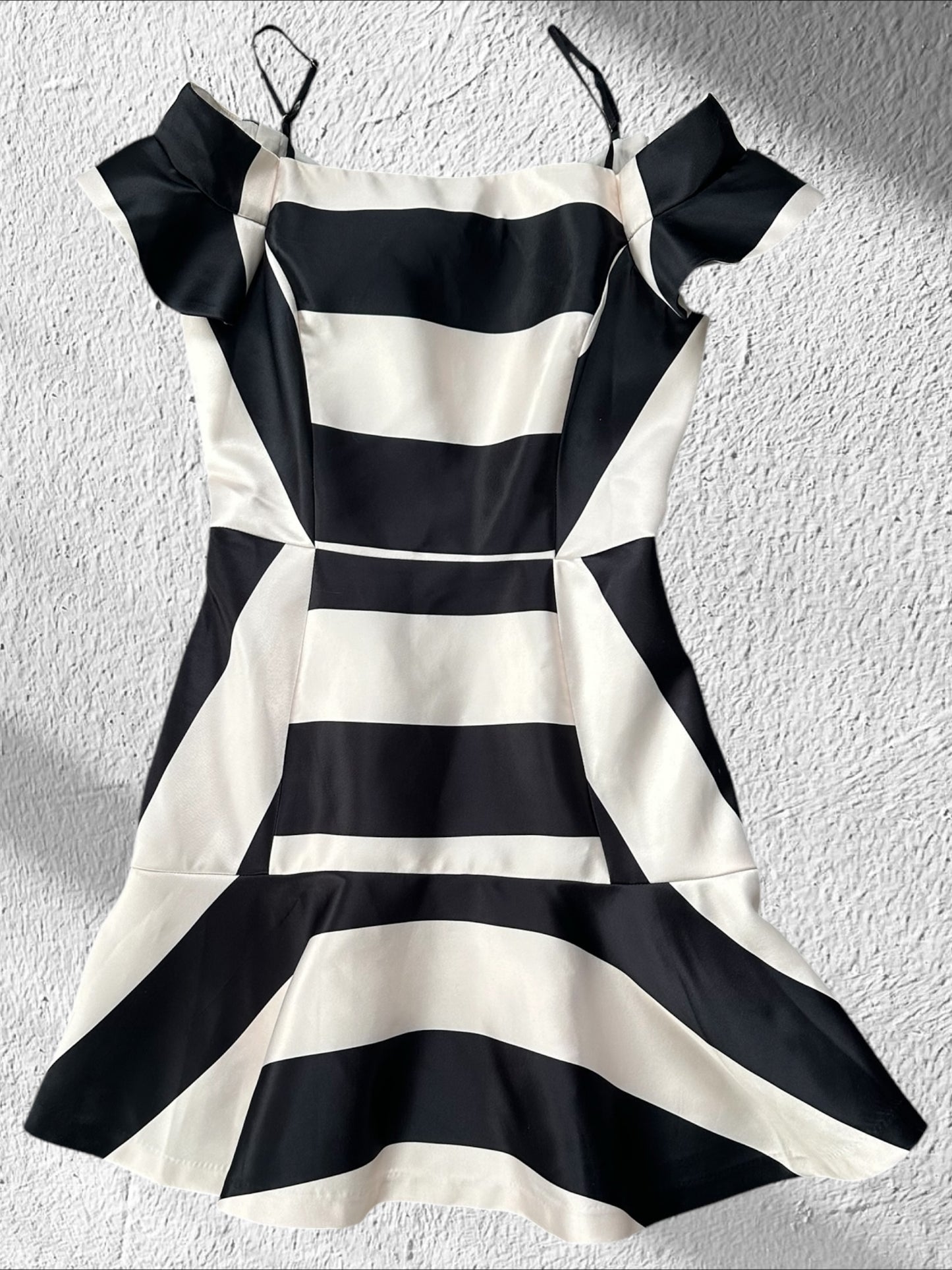 Ark & Co. Black and White Striped Dress