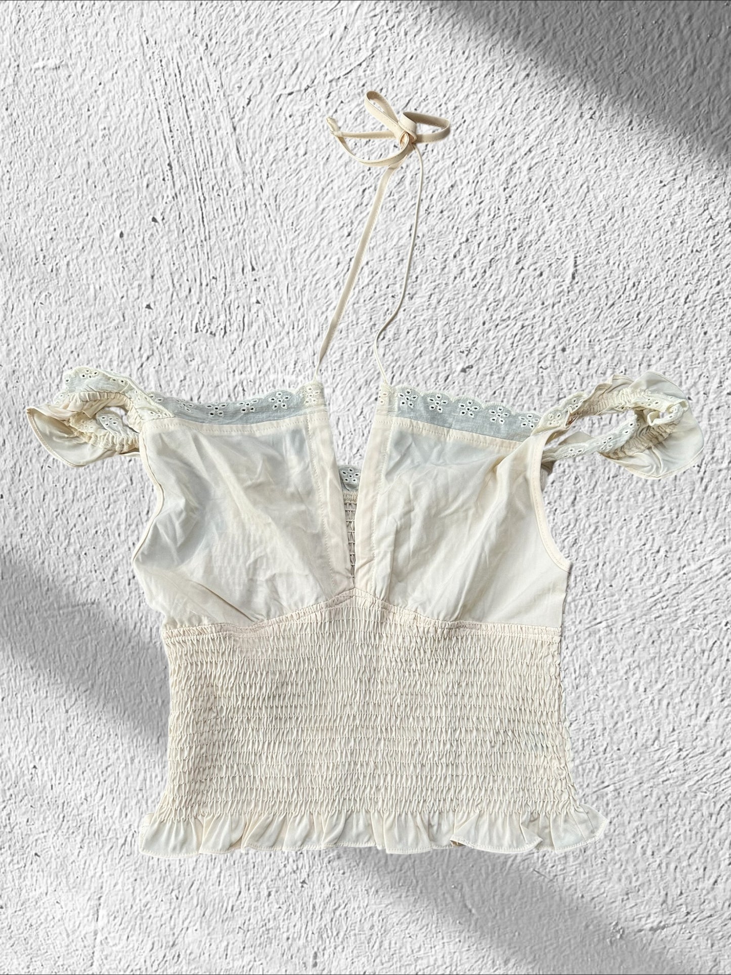 Shein White Halter Top