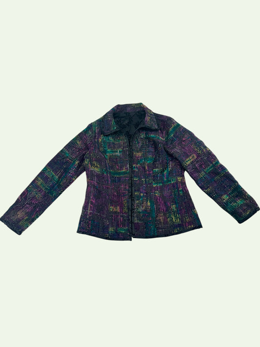 Christopher & Banks Reversible Tapestry Jacket