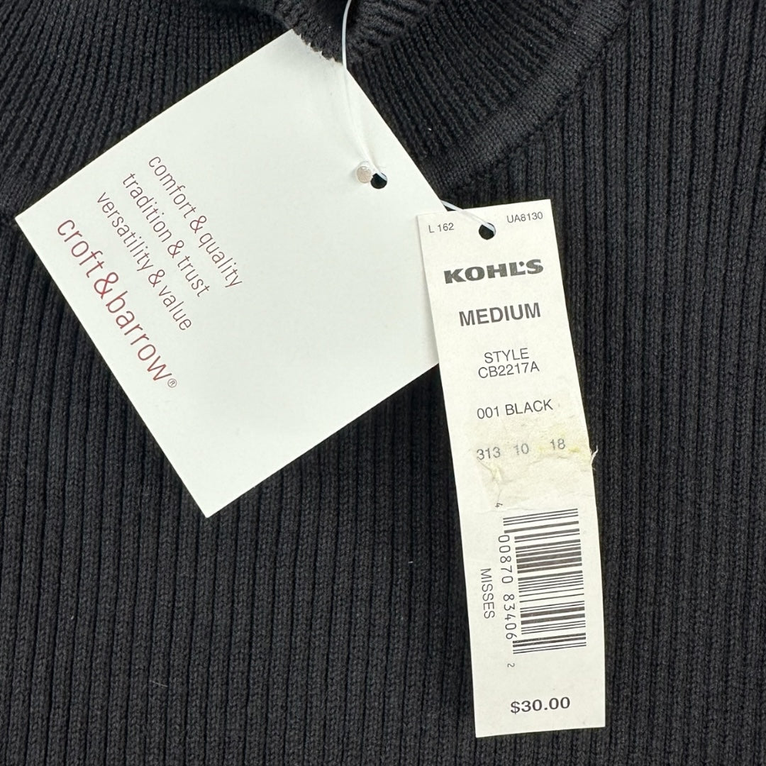 Croft & Barrow Ribbed Turtleneck NWT