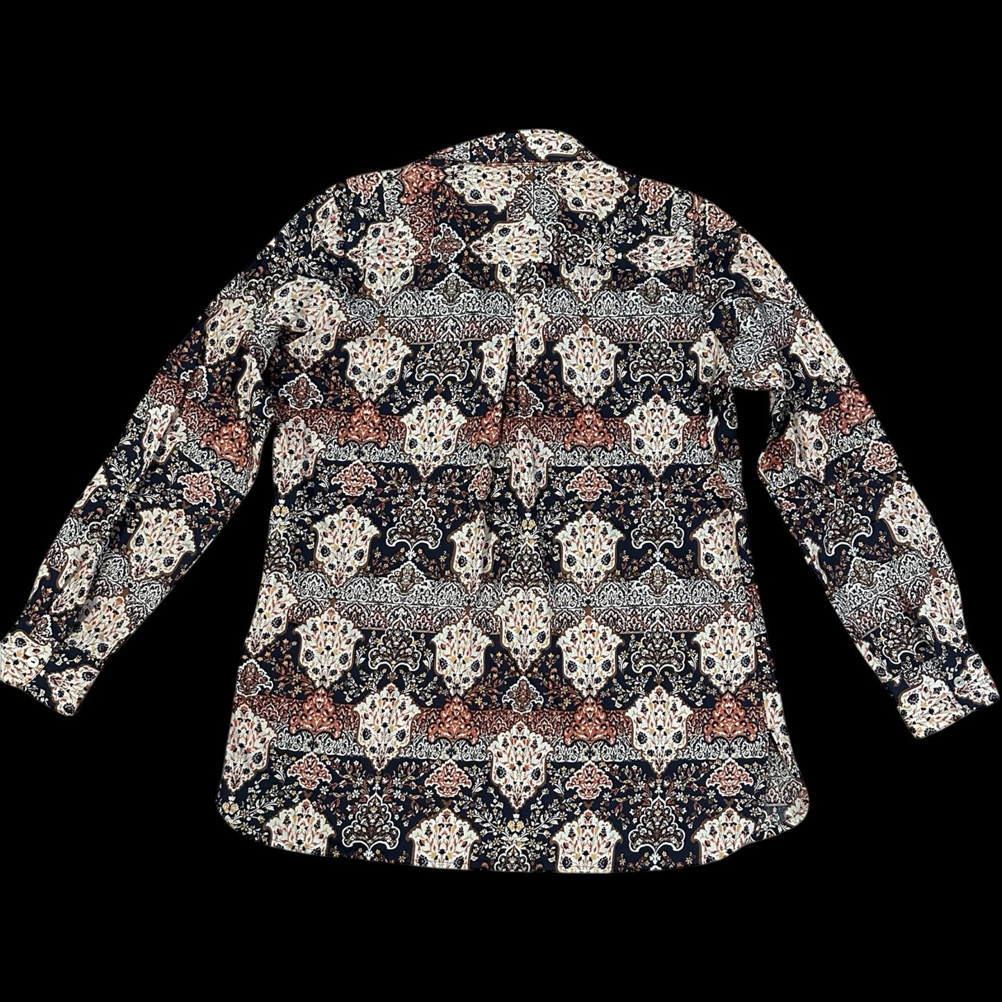 Patterned Wrinkle Free Blouse