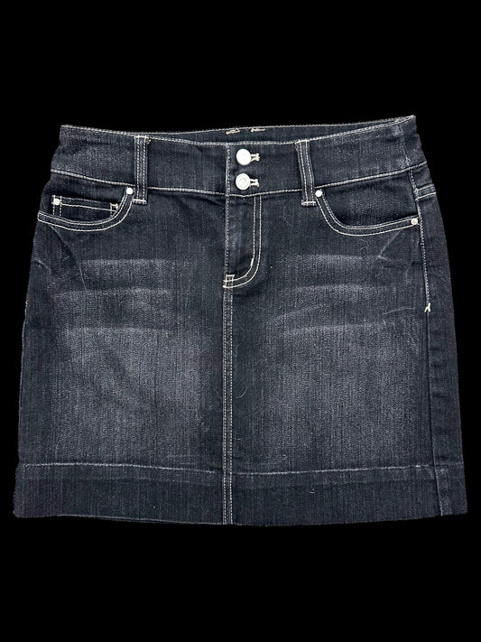 White House Black Market Dark Denim Mini Skirt