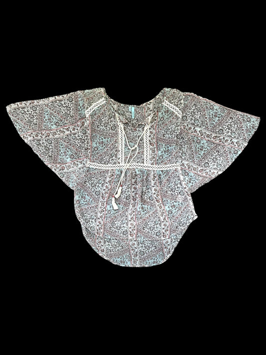 Maurices Flowy Boho Sheer Blouse