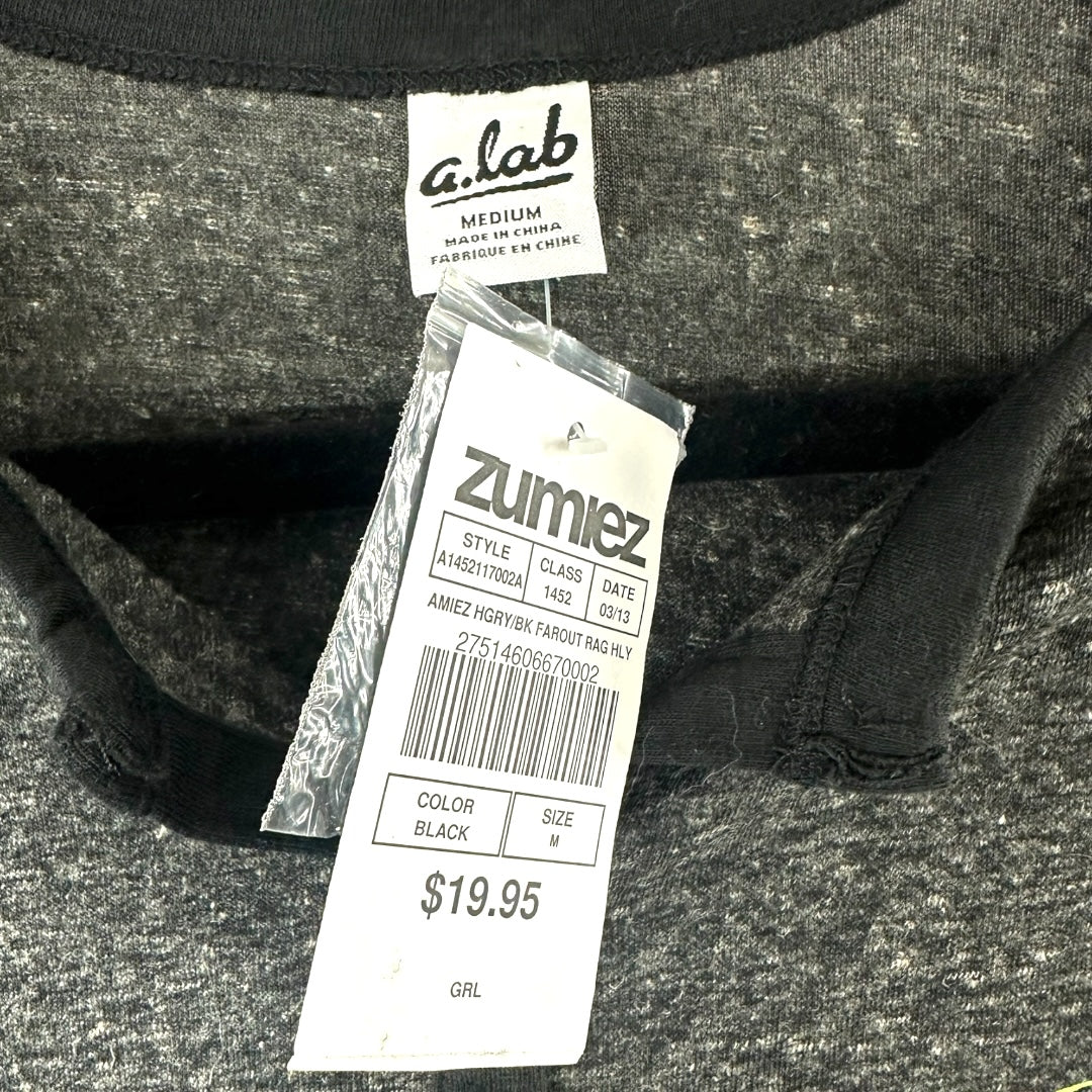 A.Lab by Zumiez Y2K "Far out" Alien Graphic Raglan Tee NWT