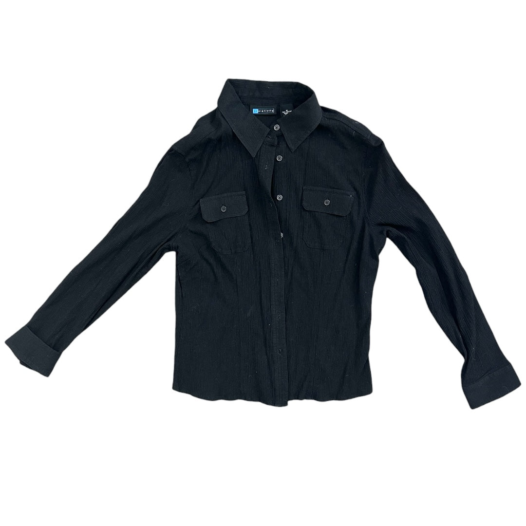 Relativity Utility Long Sleeve Button Down NWT