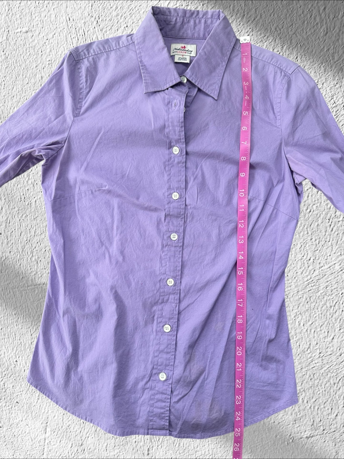 Haberdashery J. Crew Lavender Button Up Shirt