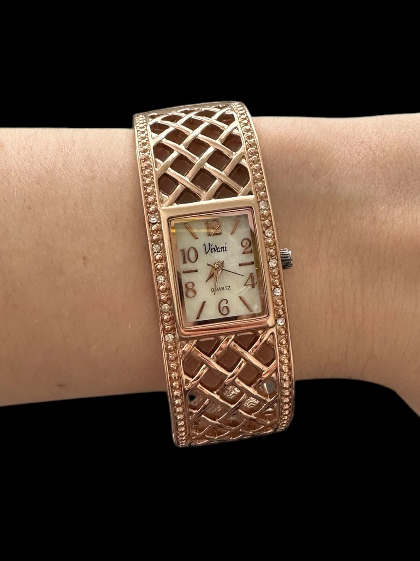 Vivani Rose Gold Tone Watch