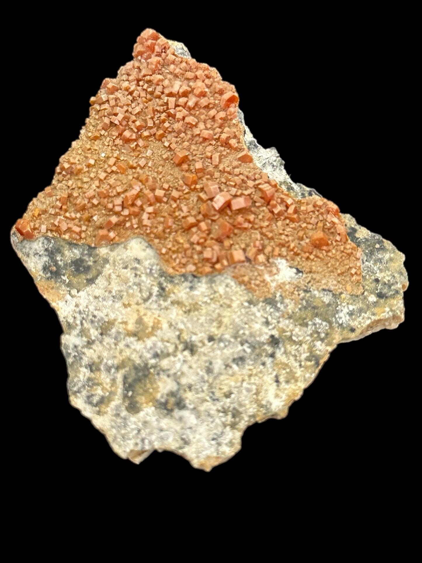 Vanadinite with Barite Blades