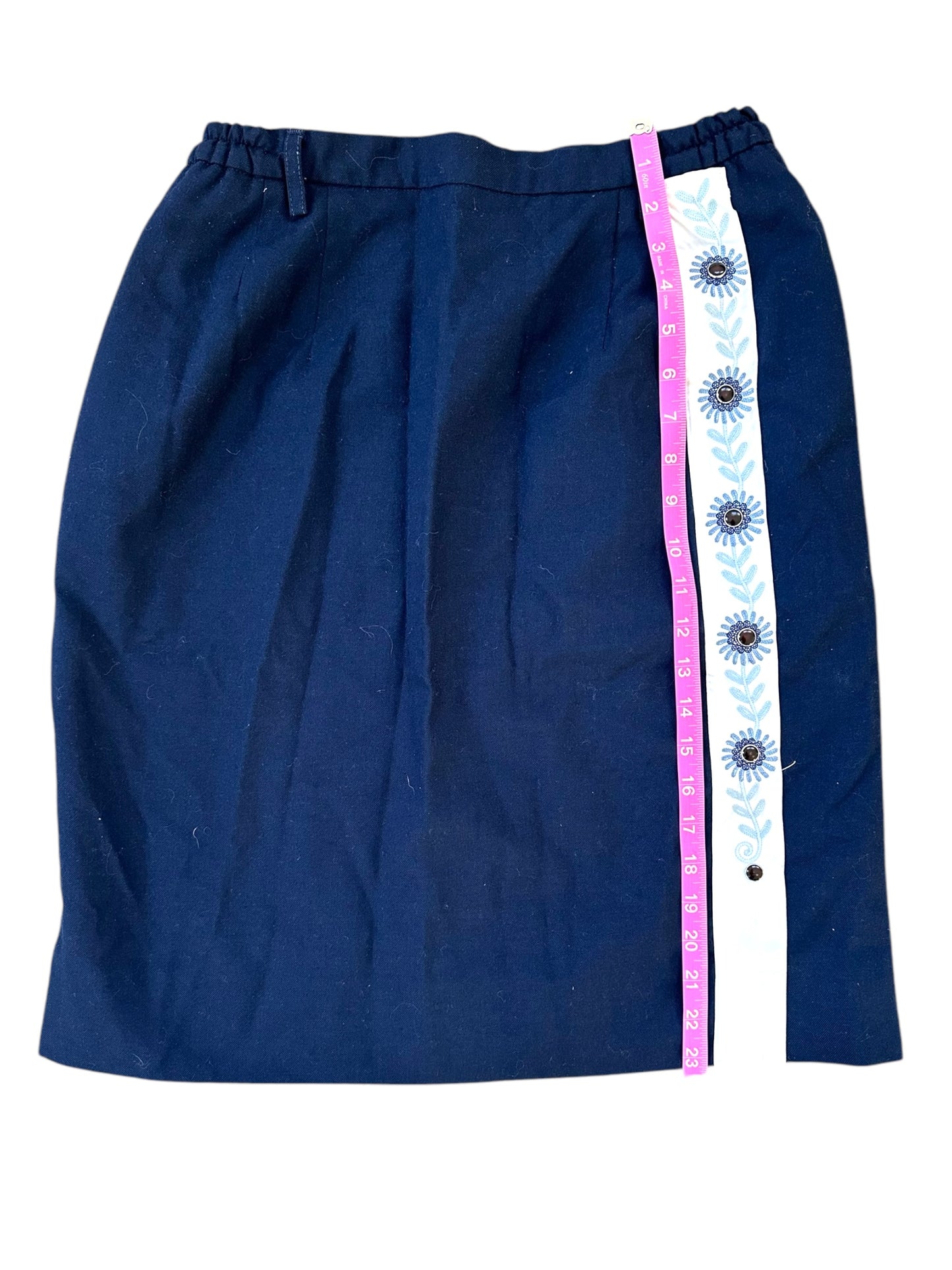 Vintage DSCP Navy Skirt