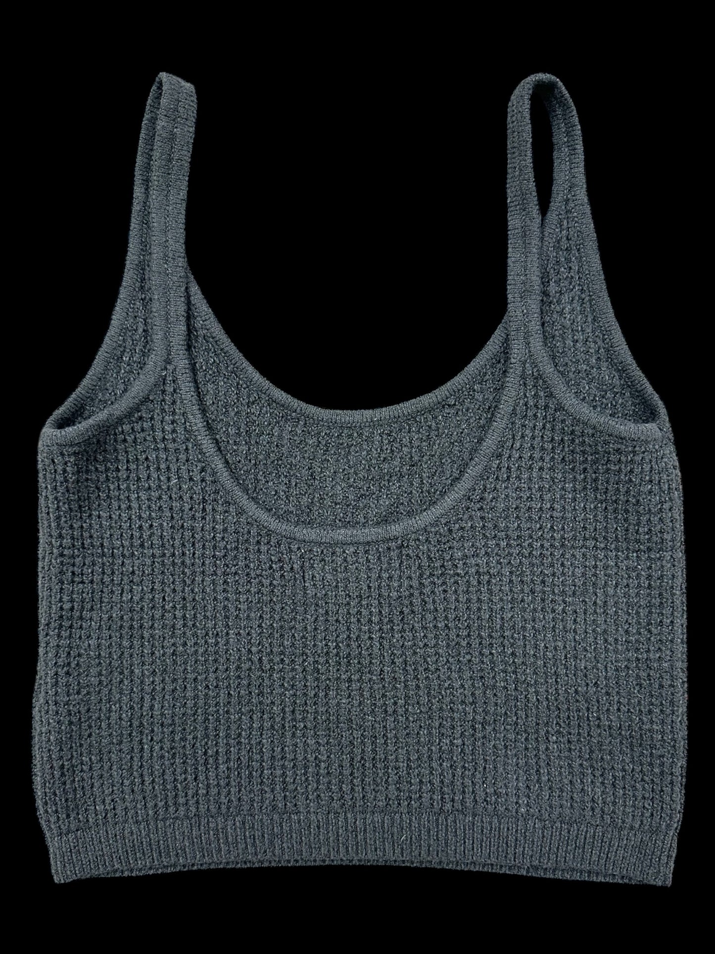 Old Navy Gray Knit Crop Top