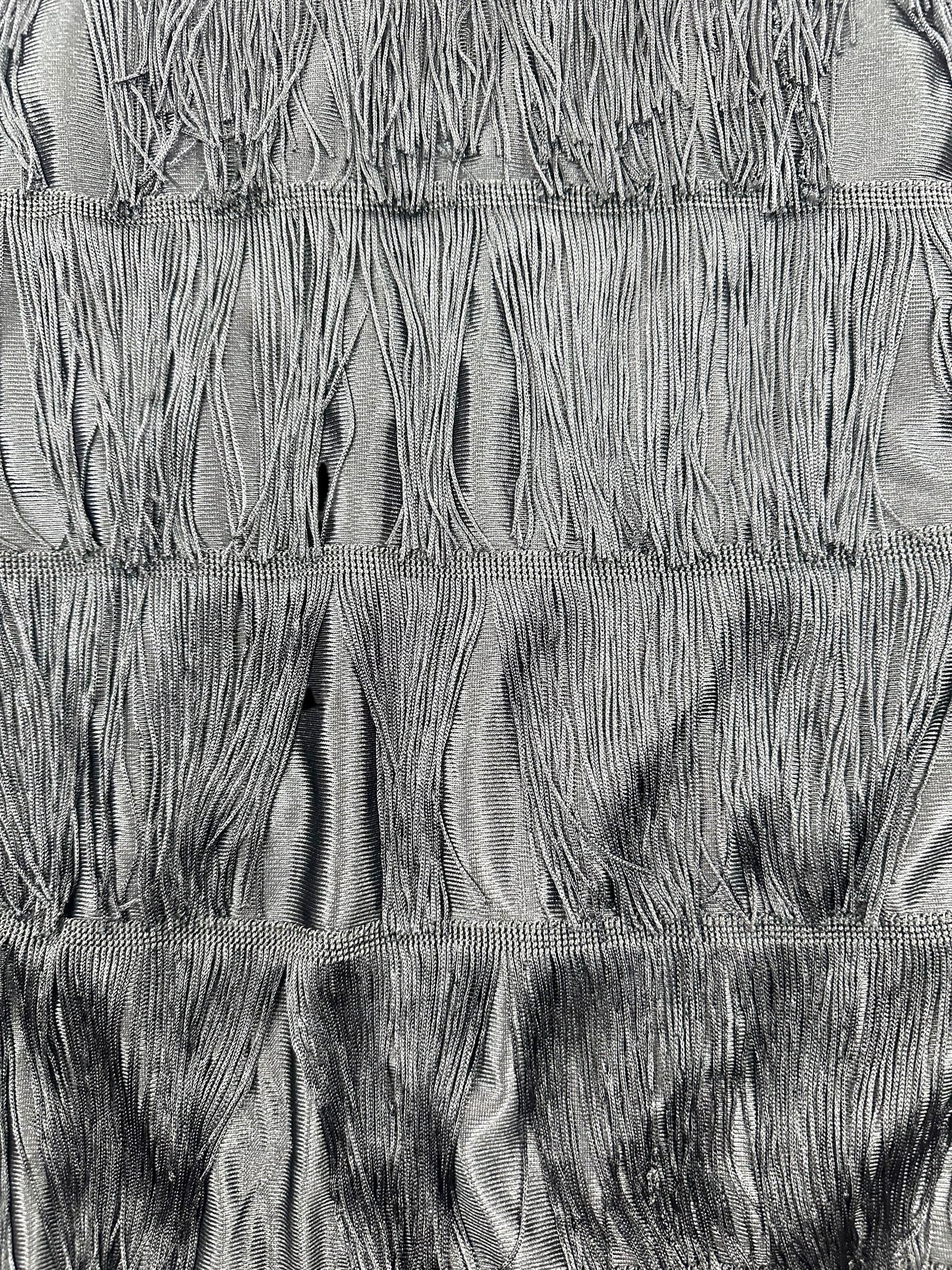 Black Fringe Flapper Dress