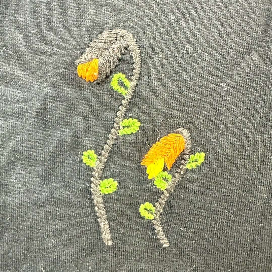 Embroidered Floral T Shirt