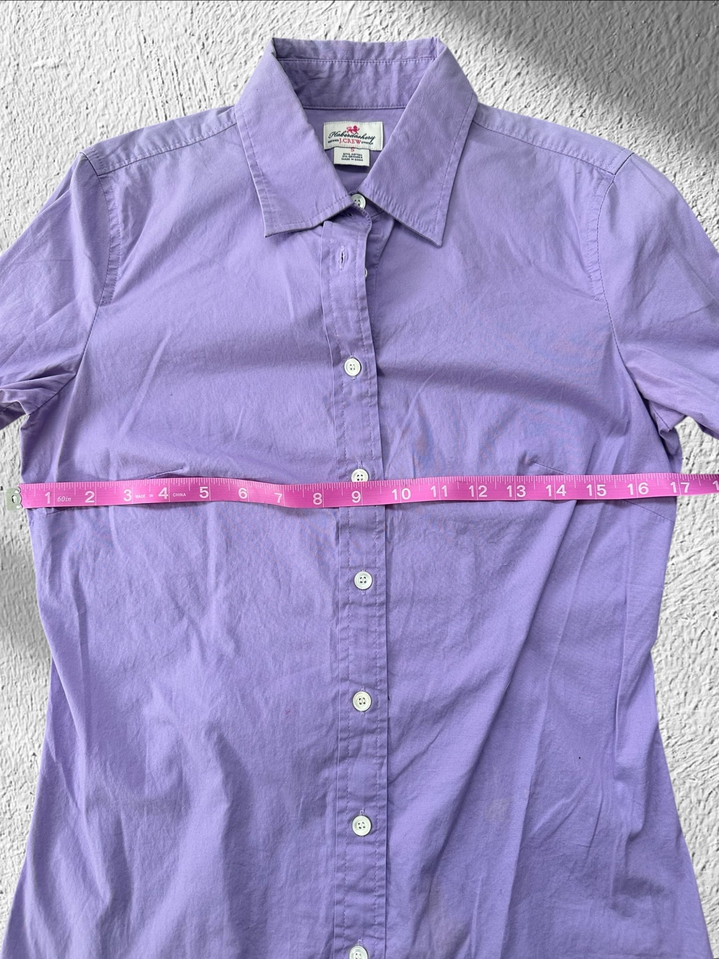 Haberdashery J. Crew Lavender Button Up Shirt