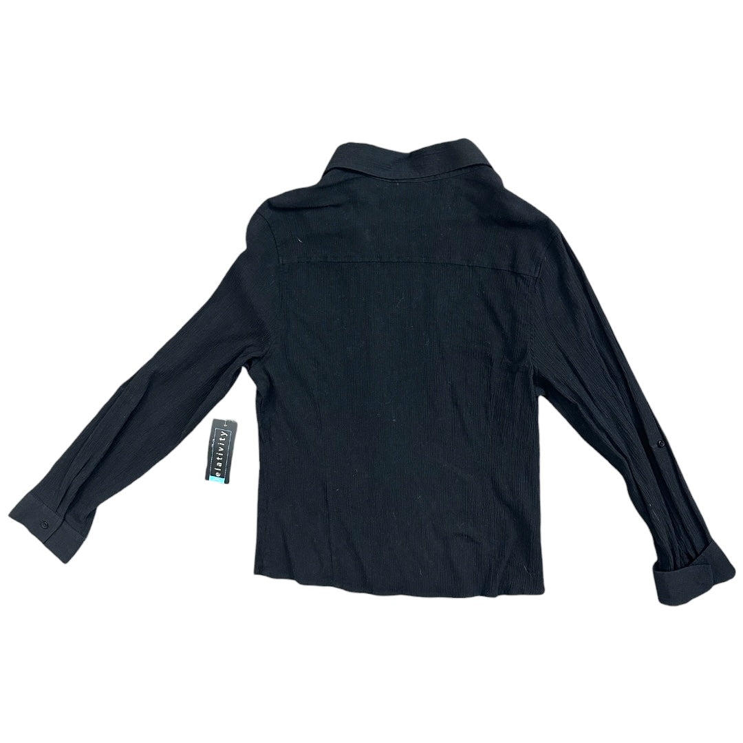 Relativity Utility Long Sleeve Button Down NWT