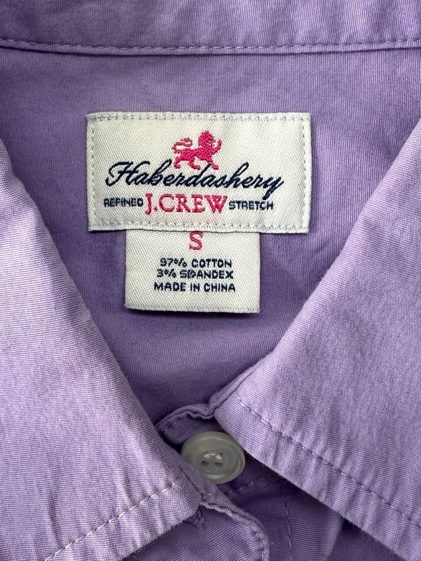 Haberdashery J. Crew Lavender Button Up Shirt