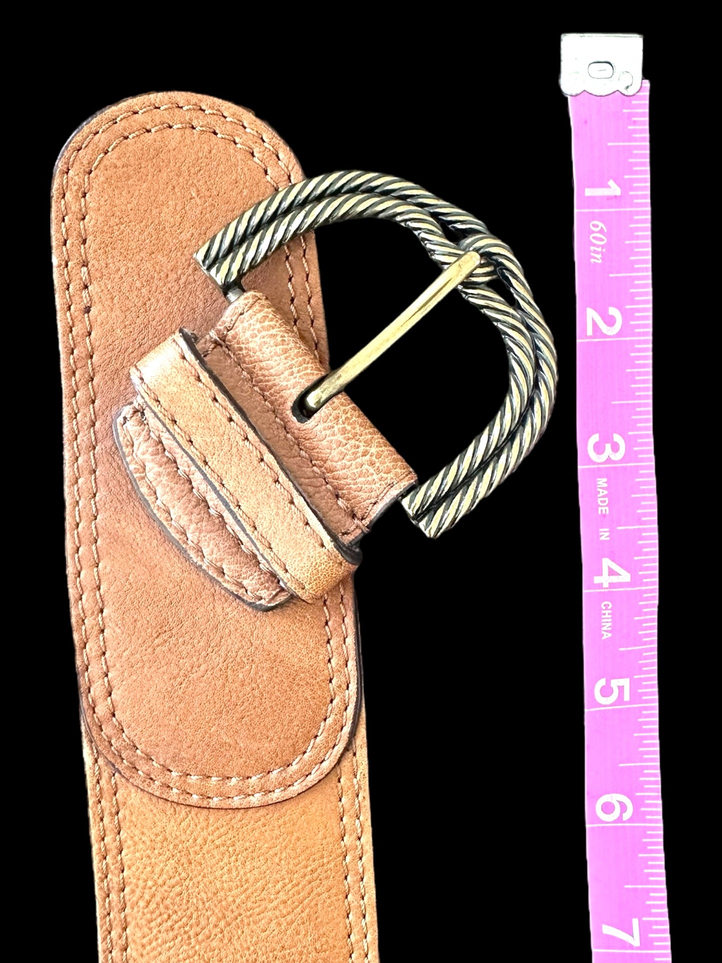 Faux Leather Belt