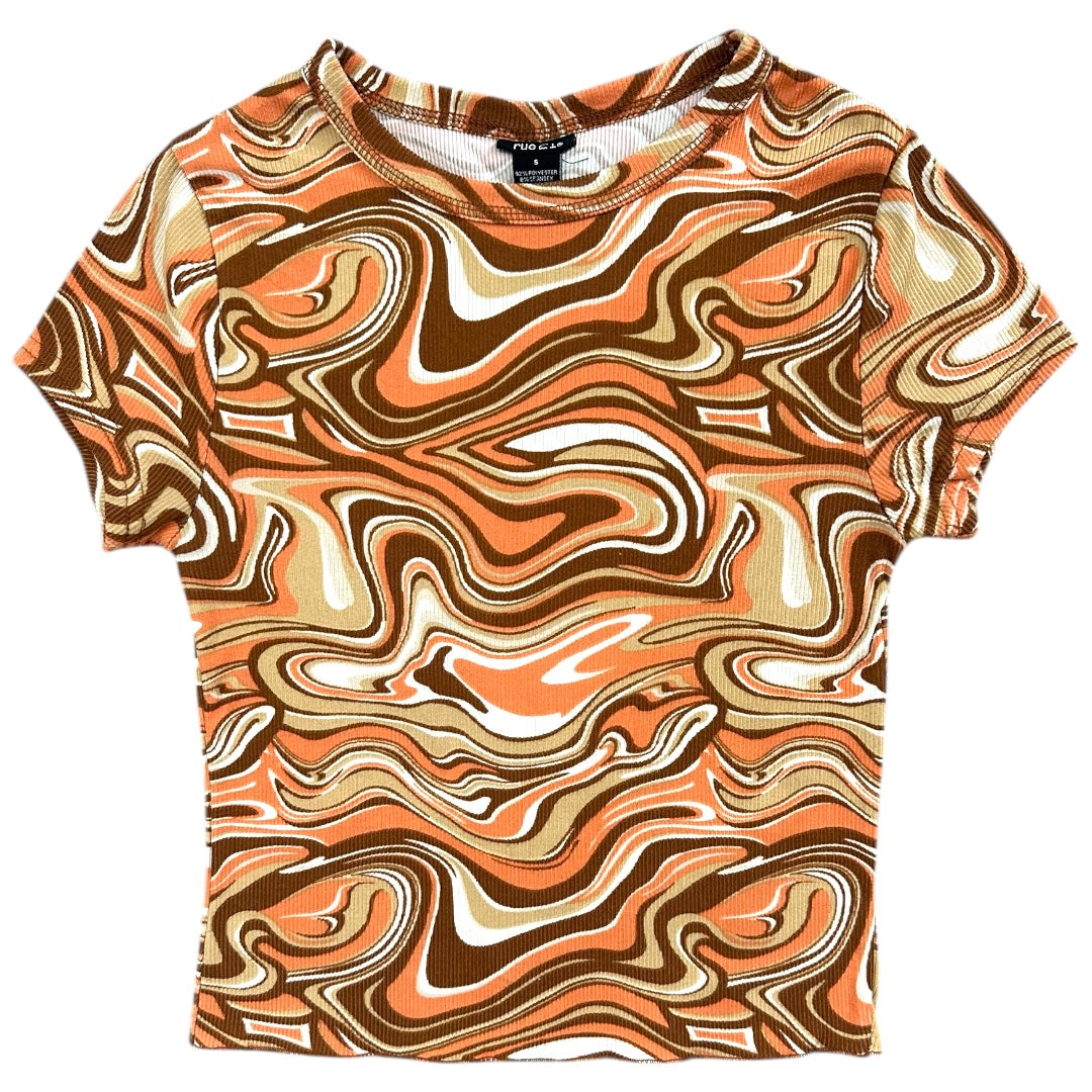 Rue21 Swirl Top Psychedelic
