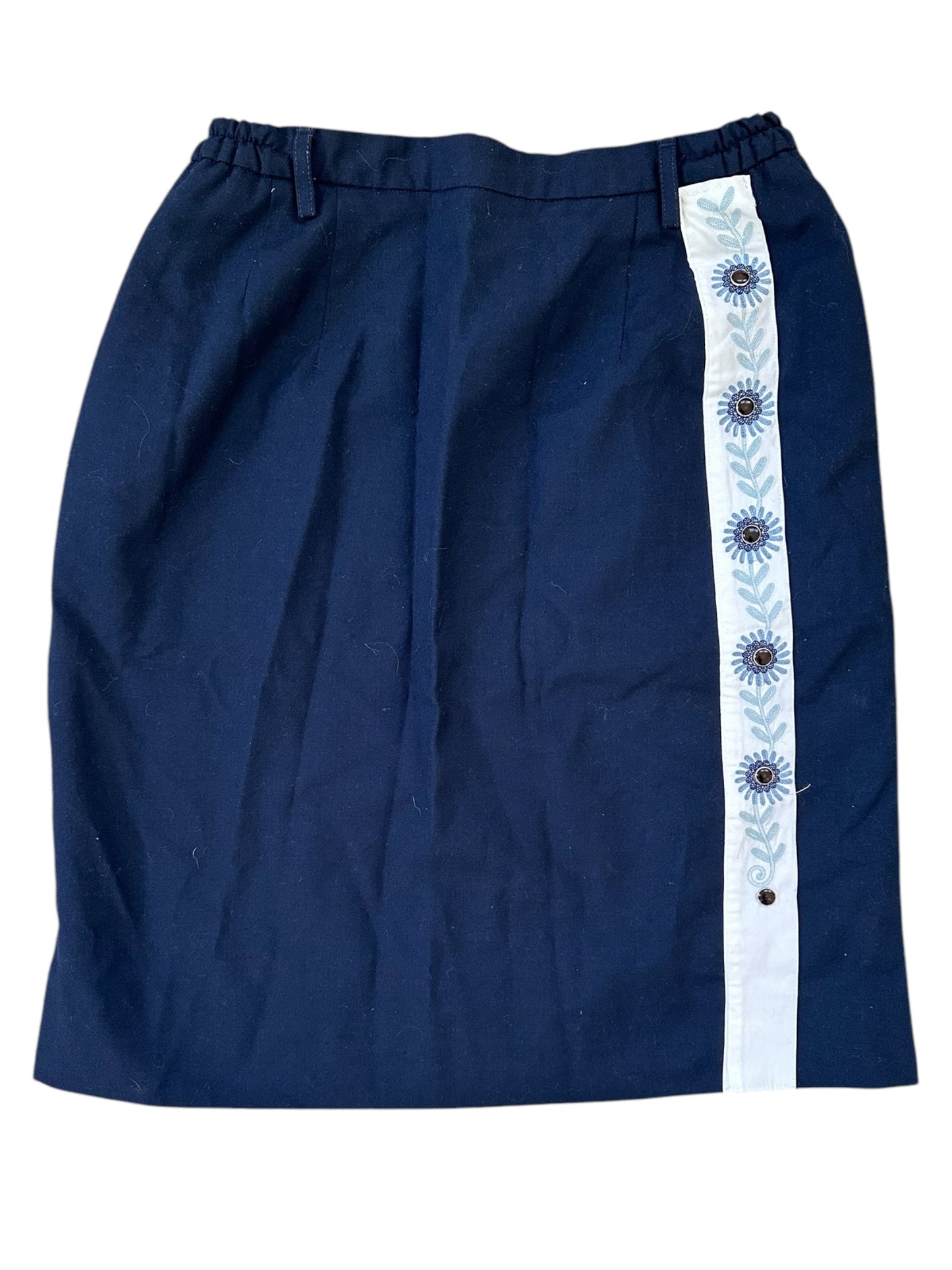 Vintage DSCP Navy Skirt