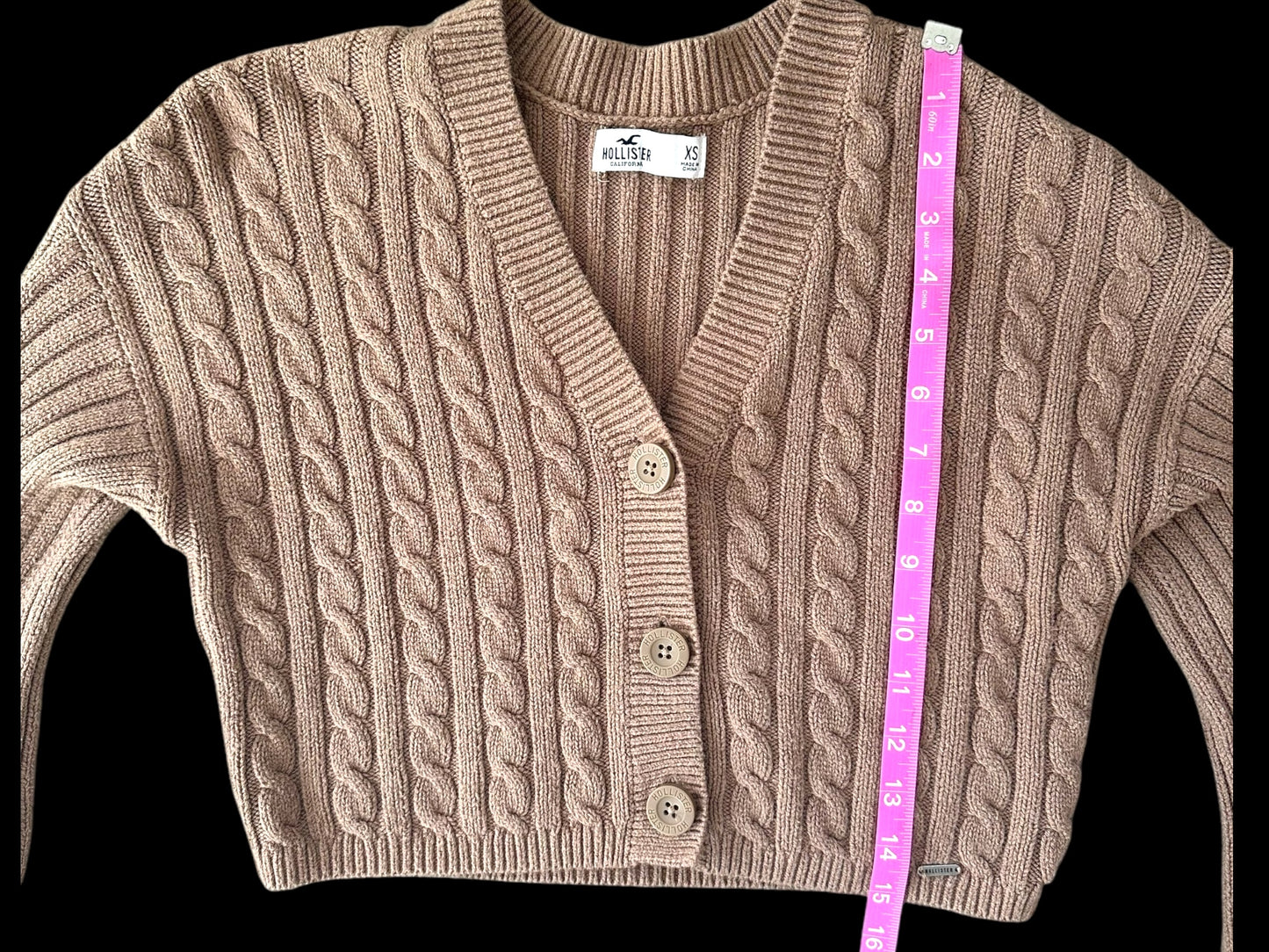 Hollister Cable Knit Cardigan