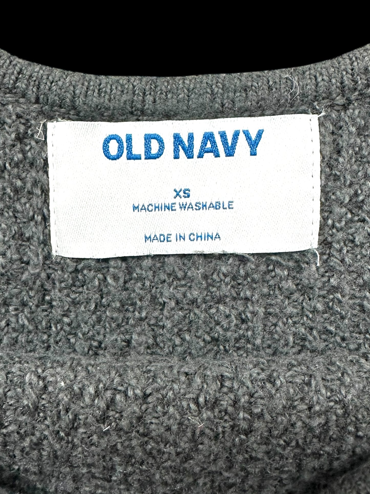 Old Navy Gray Knit Crop Top