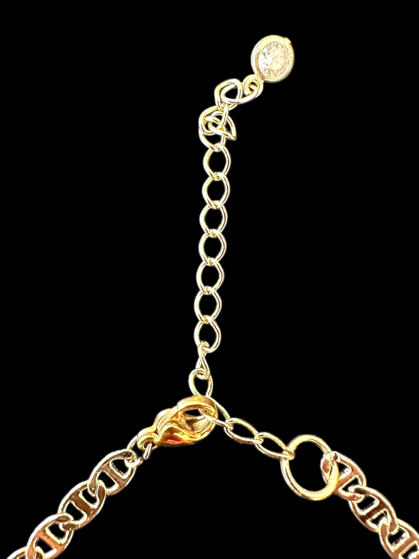 Vintage Up-Cycled Anchor Mariner Chain Link Anklet