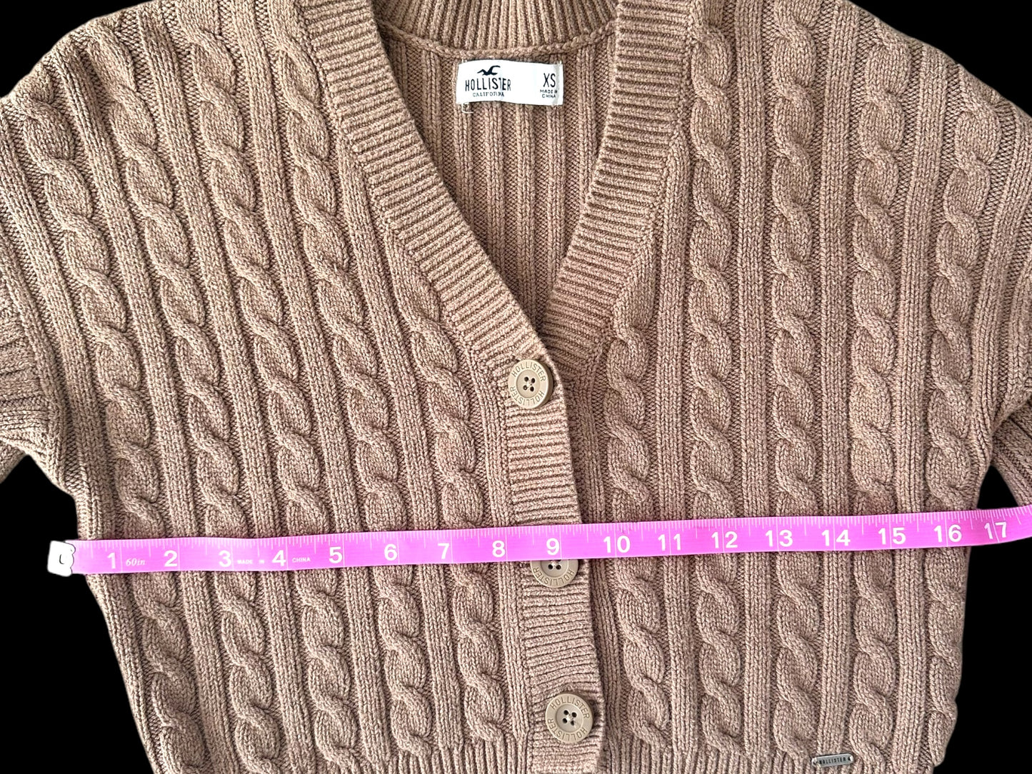 Hollister Cable Knit Cardigan