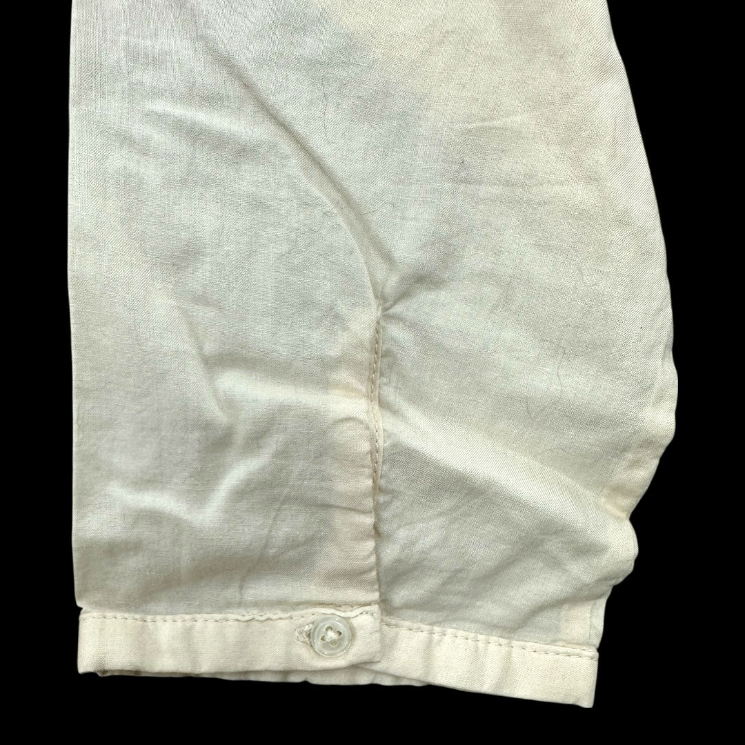 Gap White Pintuck Blouse