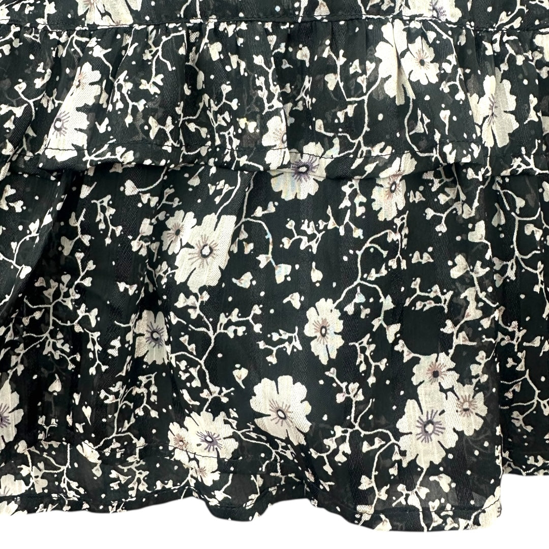 And Now This Floral Fit & Flare Ruffle Dress