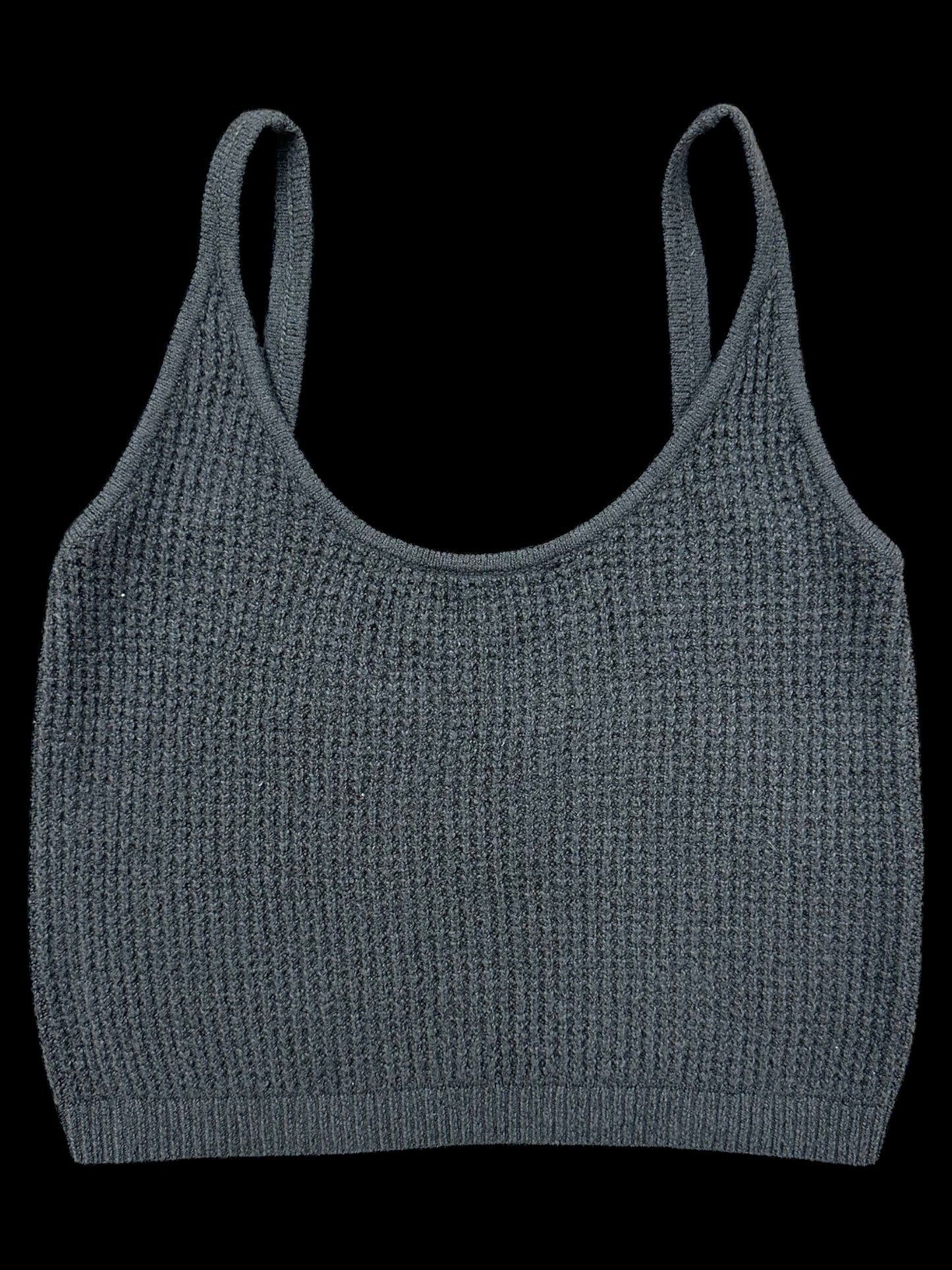 Old Navy Gray Knit Crop Top