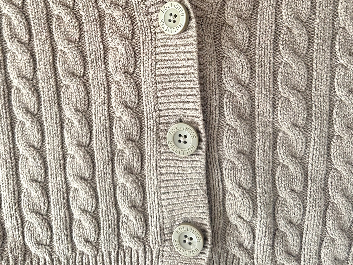 Hollister Cable Knit Cardigan