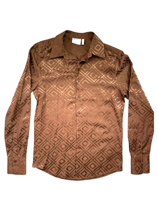 ASOS DESIGN Men's Jacquard Button Down