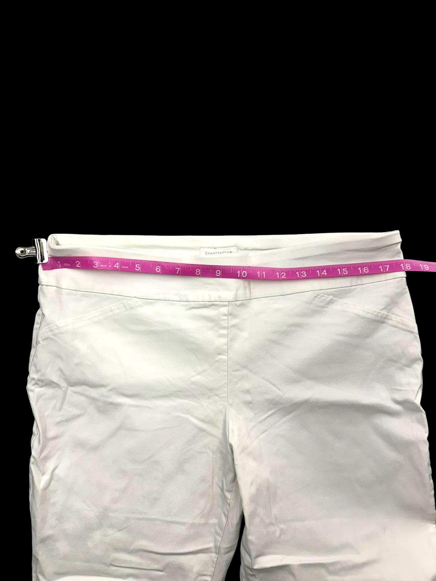 Charter Club White Ankle Pants