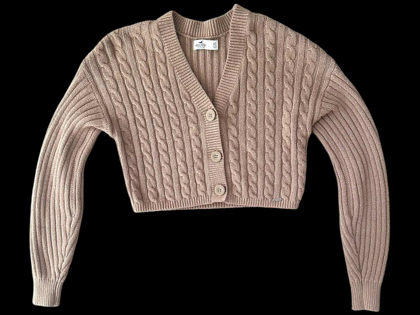 Hollister Cable Knit Cardigan