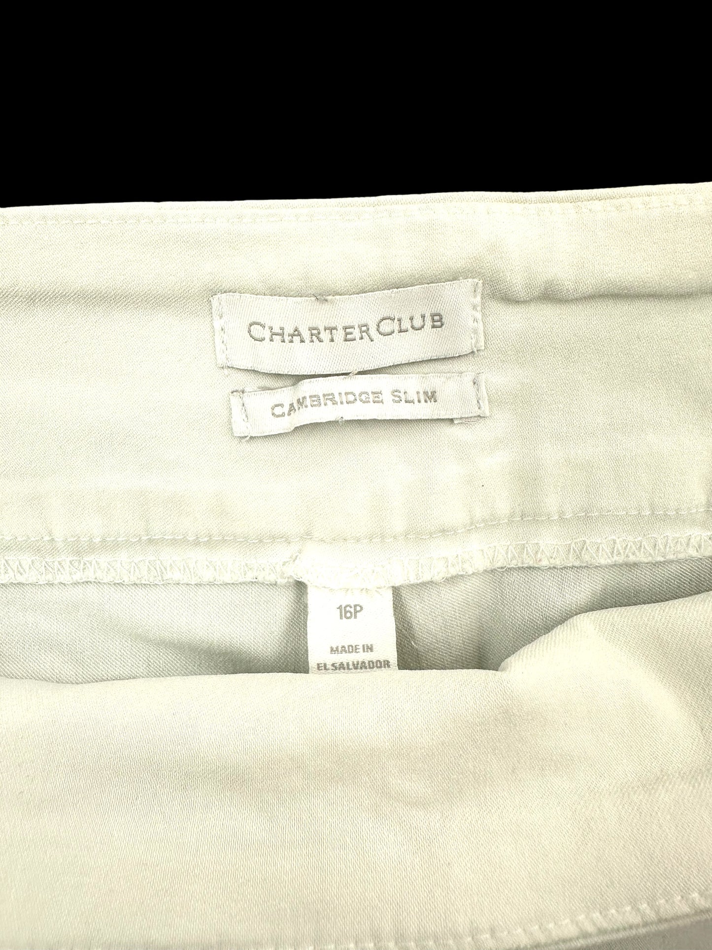 Charter Club White Ankle Pants