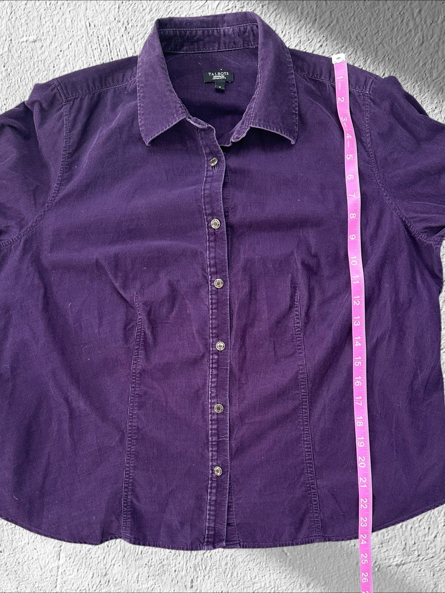 Talbots Petite Plum Corduroy